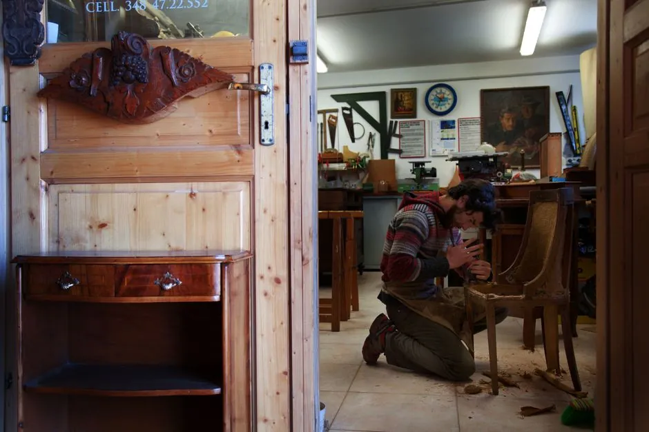 Restauration d'un meuble bois